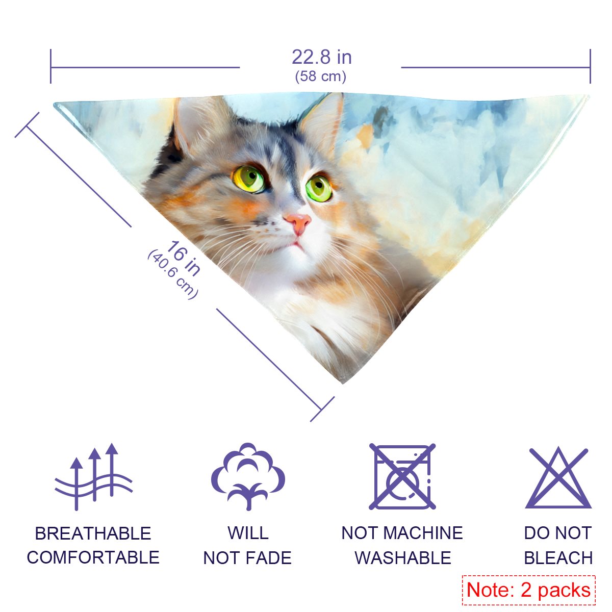 Chiffon pet scarf