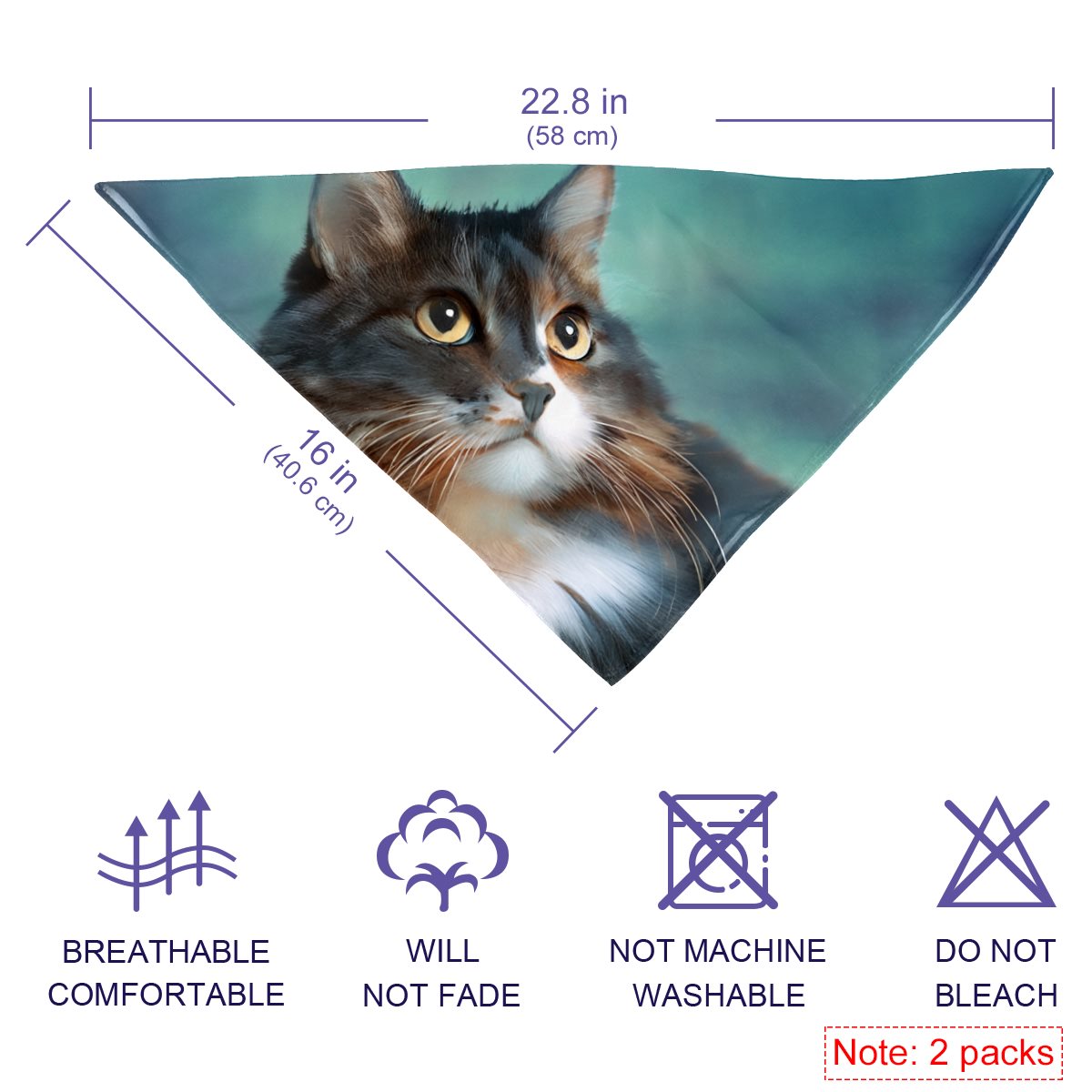 Chiffon pet scarf