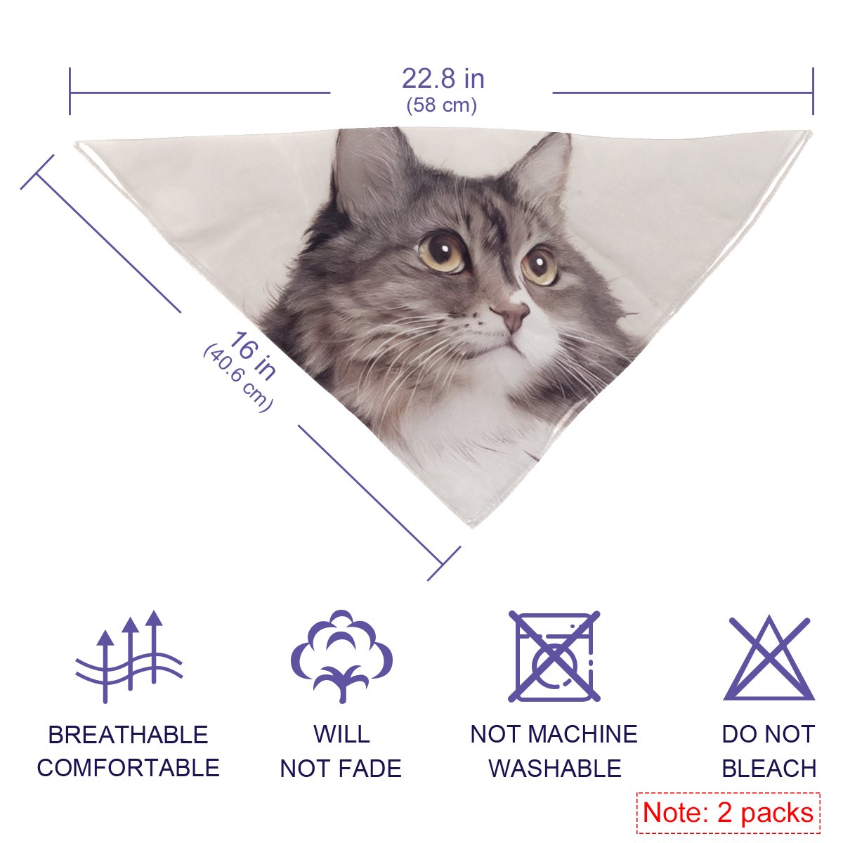 Chiffon pet scarf