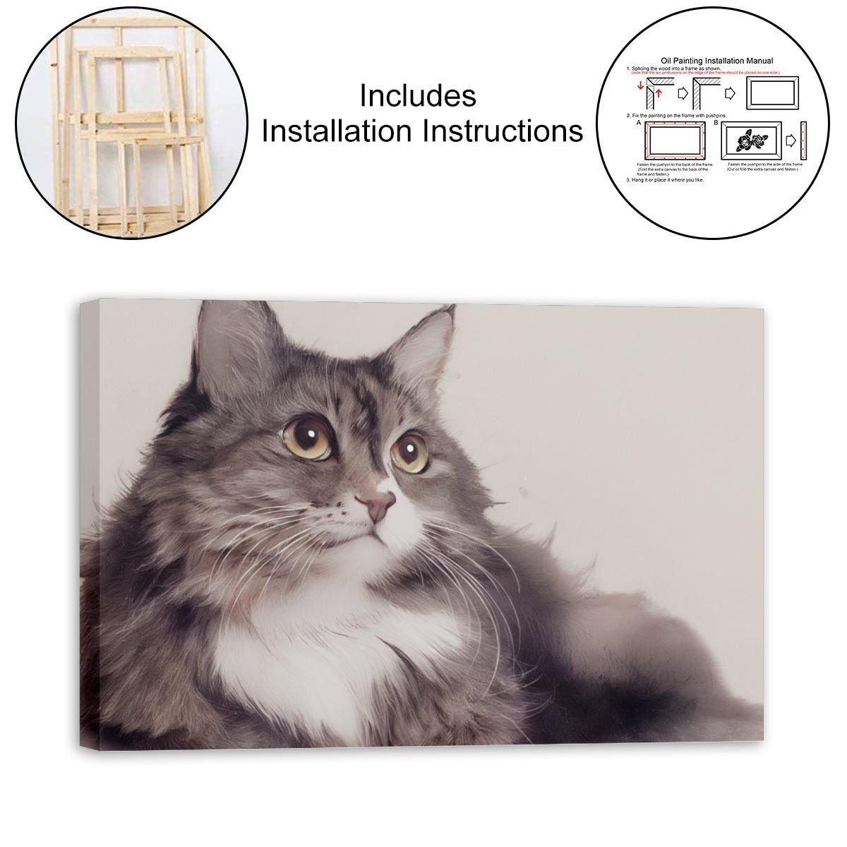 Style hanging picture (horizontal version)