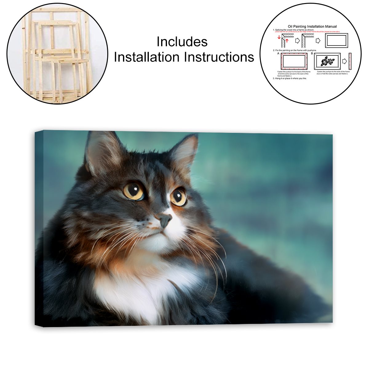 Style hanging picture (horizontal version)