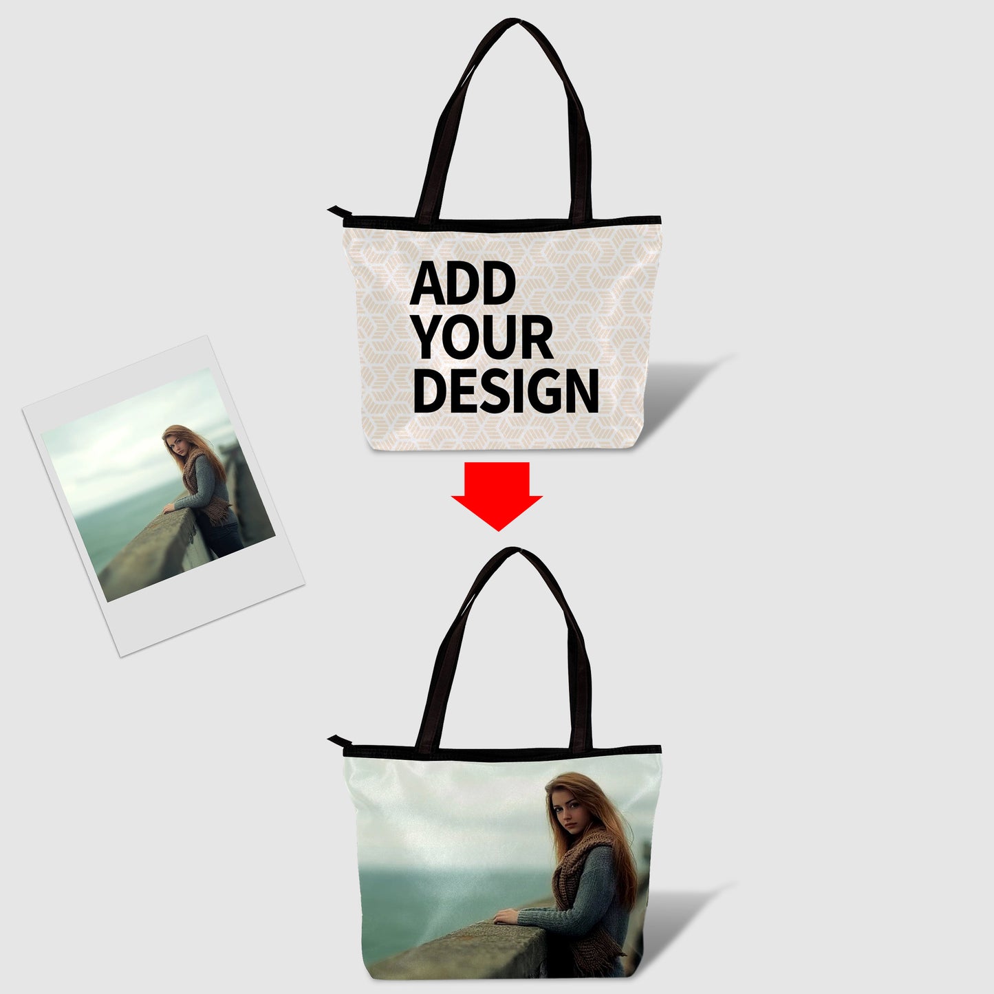 twill fabric Handbag