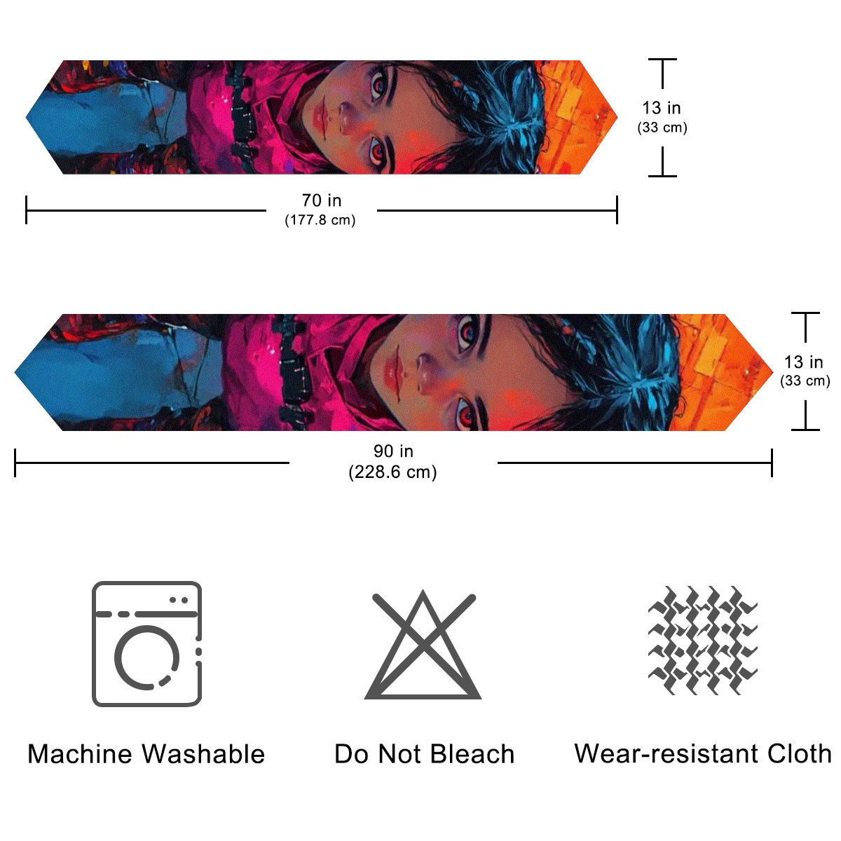 Polyester Table flag