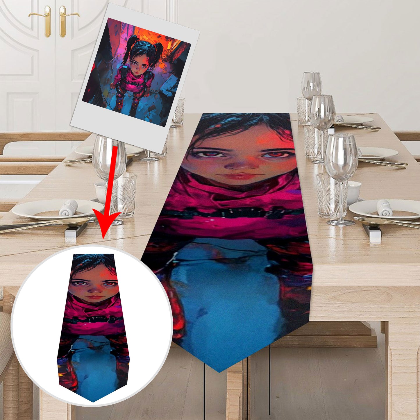 Polyester Table flag