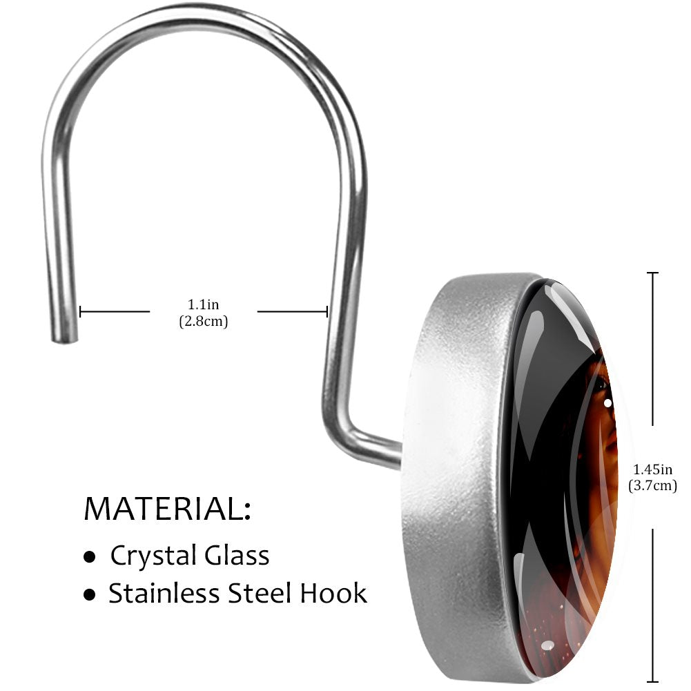 Stainless steel Shower curtain hook