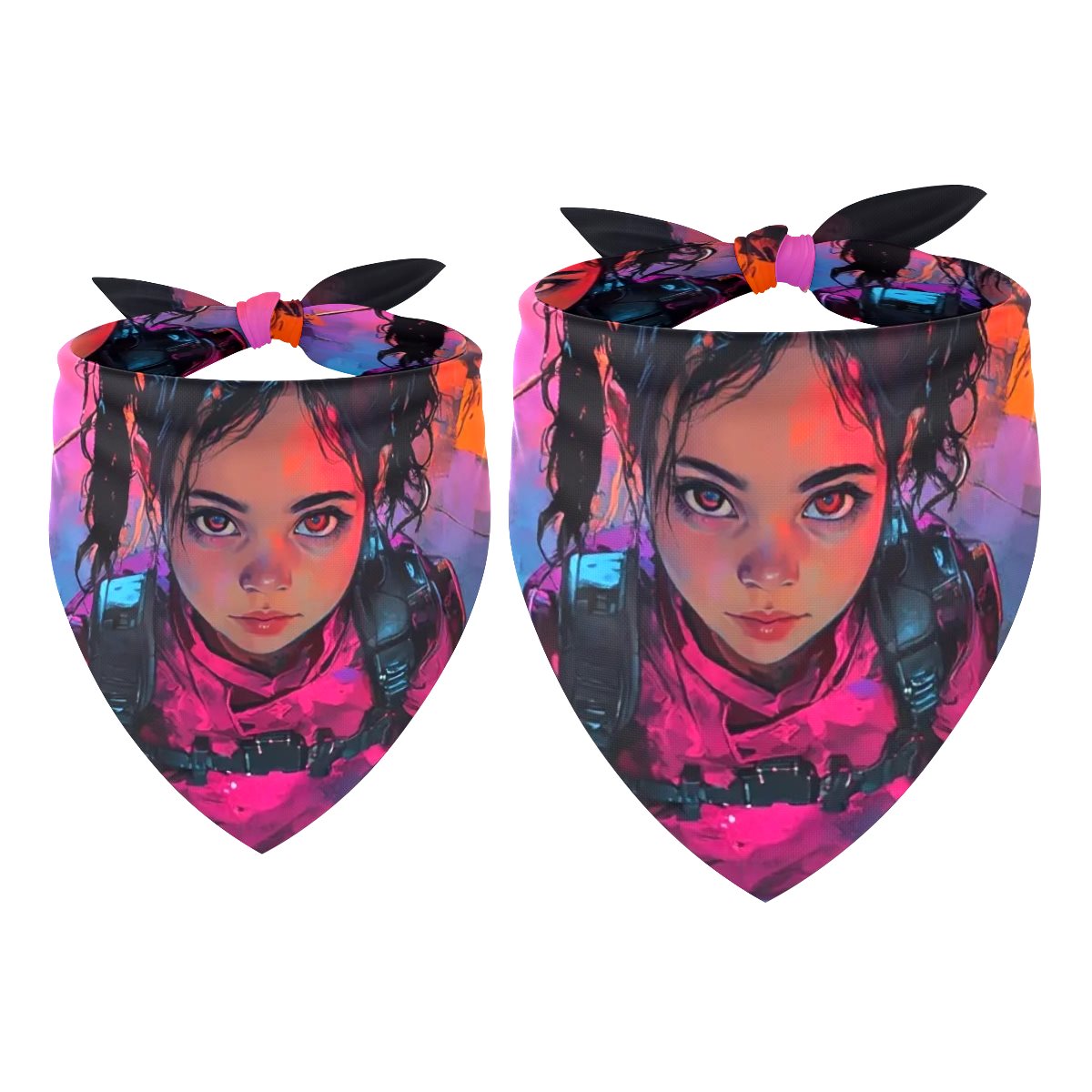 Chiffon pet scarf-001