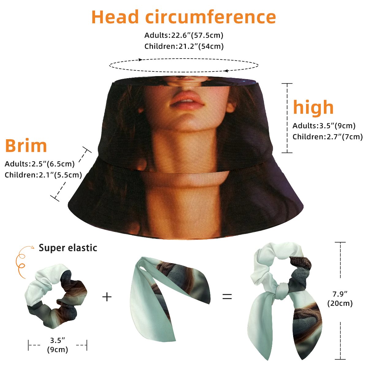 fisherman hat hair band