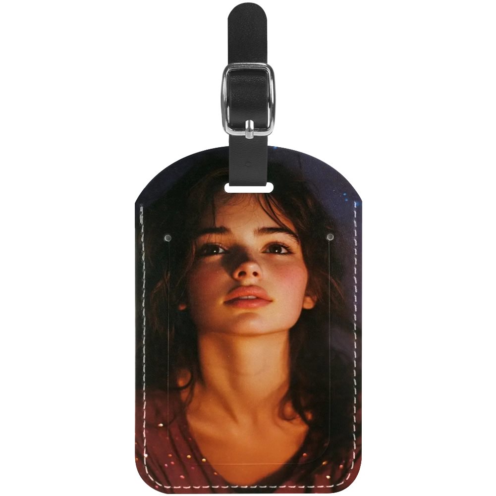 PU Leather Luggage tag (1PC)