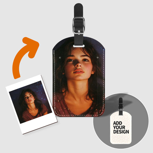 PU Leather Luggage tag (1PC)