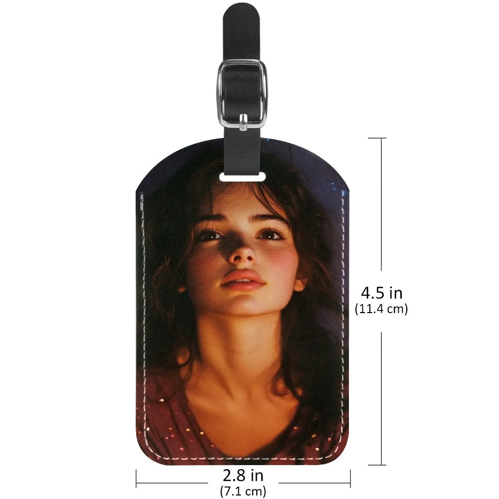 PU Leather Luggage tag (1PC)