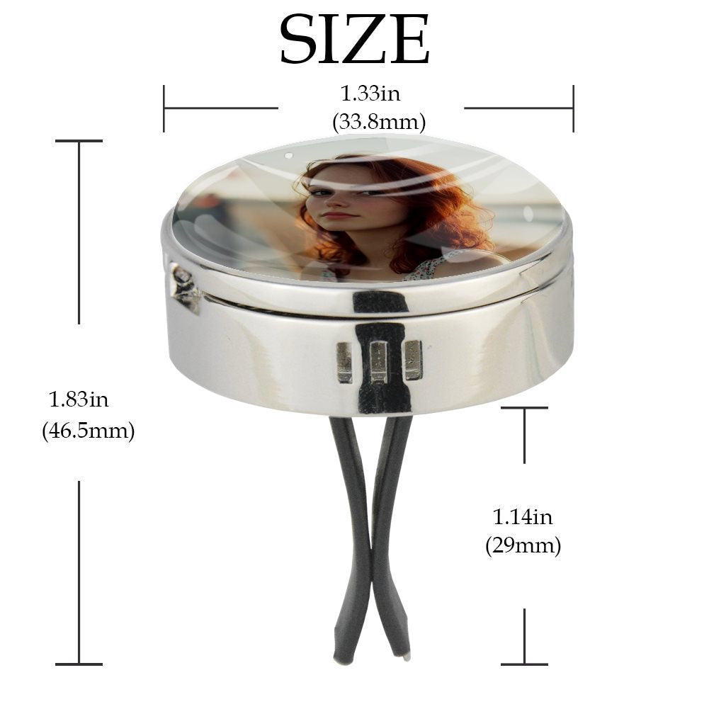 Zinc alloy Car fragrance (silver)
