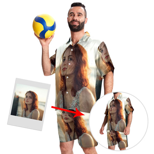 Shirt and beach pants suit