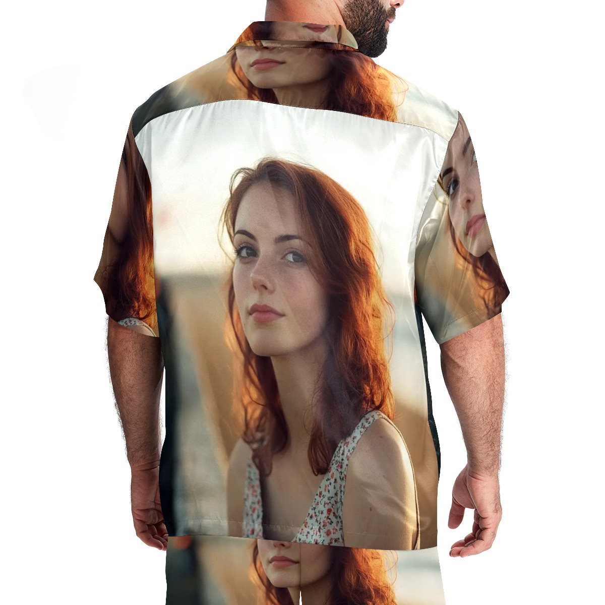 Shirt and beach pants suit