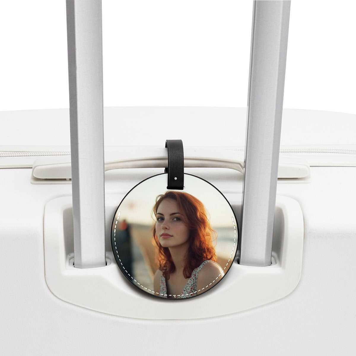 PU Leather Luggage tag (2PC)