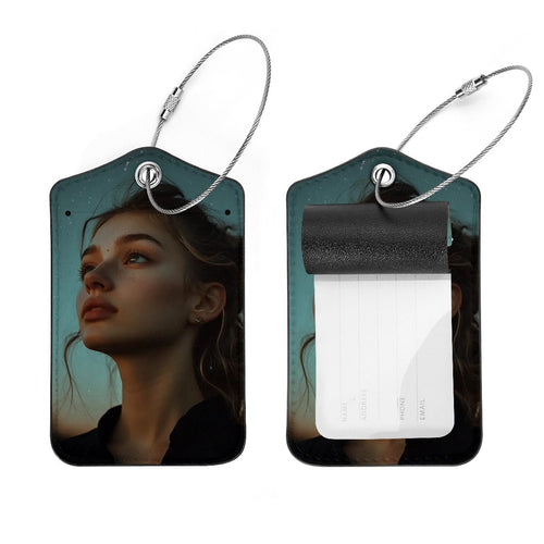 PU Leather Luggage tag (1PC)