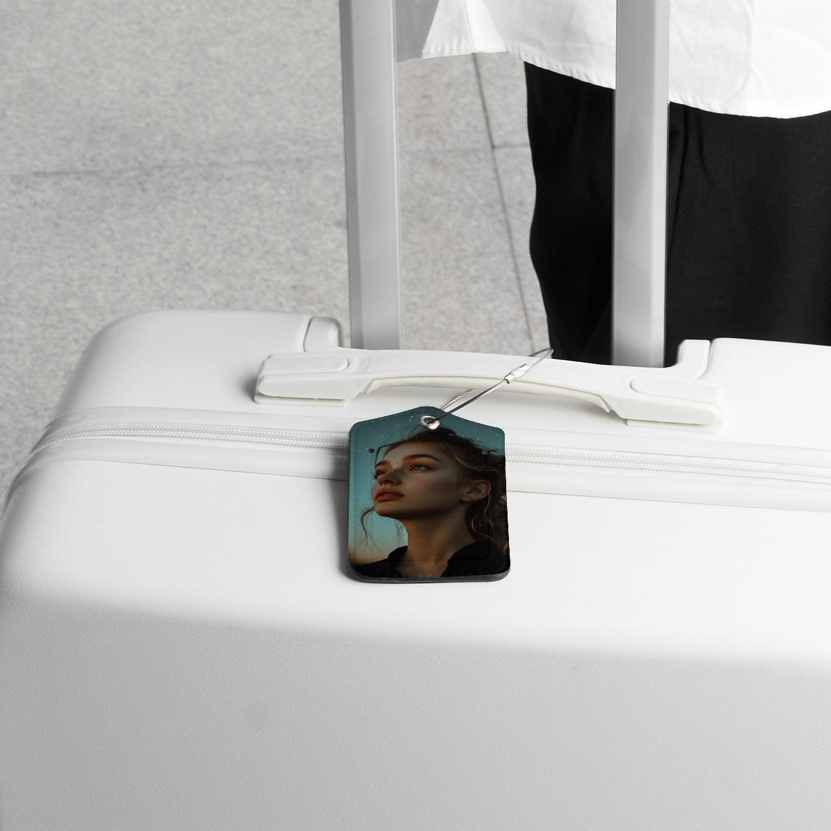 PU Leather Luggage tag (1PC)