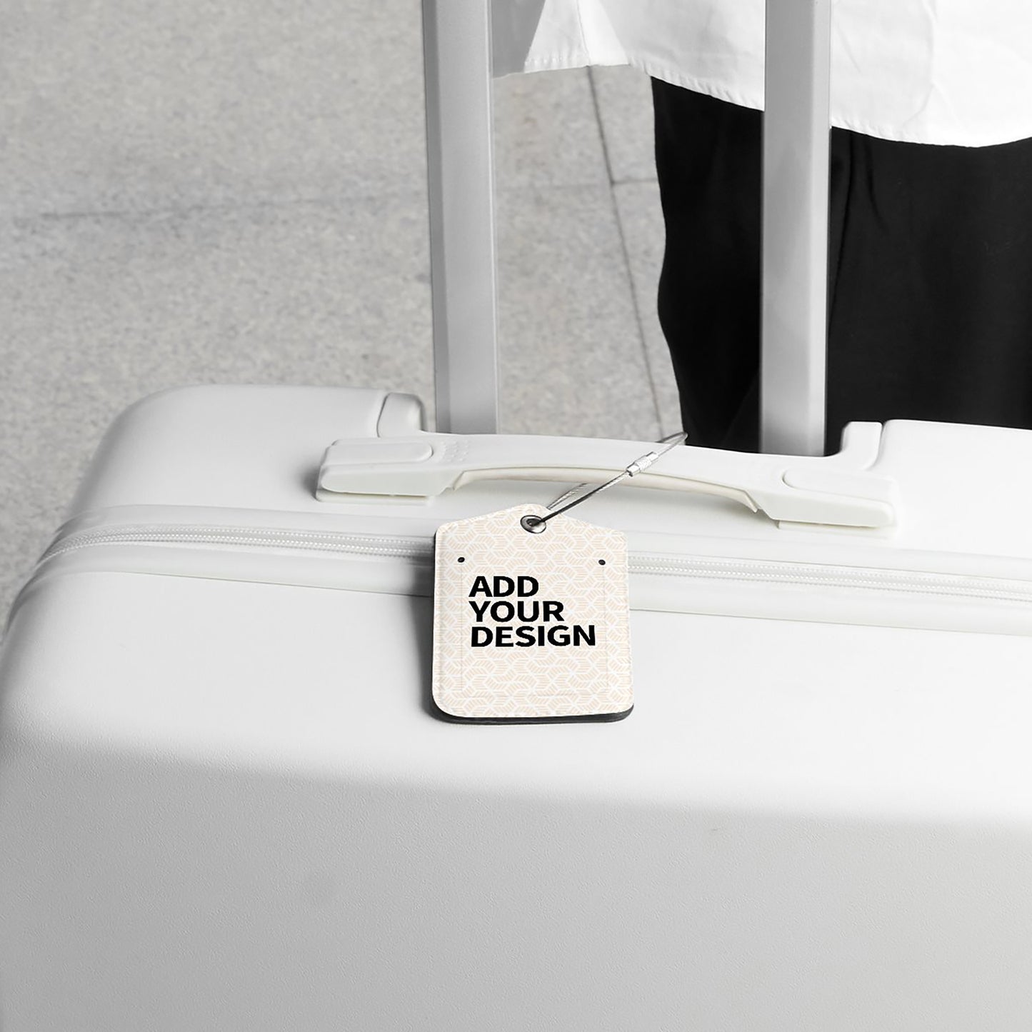 PU Leather Luggage tag (1PC)