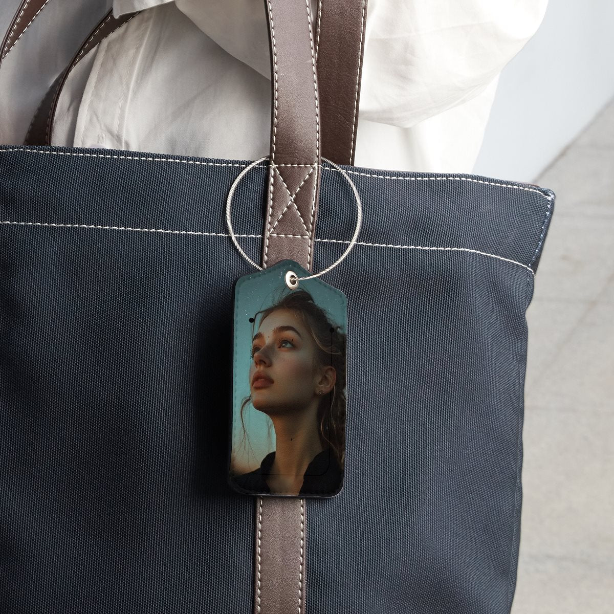 PU Leather Luggage tag (1PC)