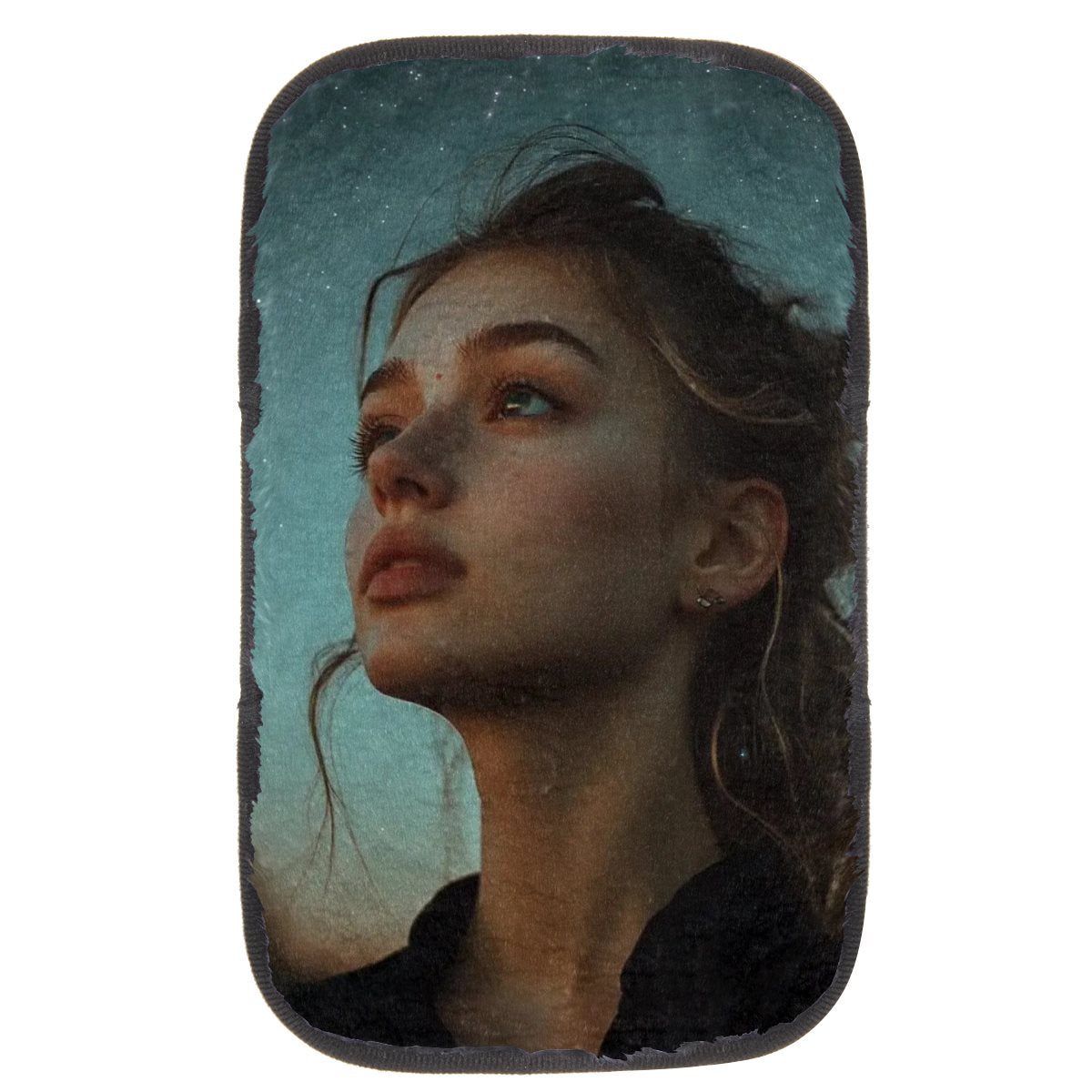 Imitate rabbit velvet car armrest mat