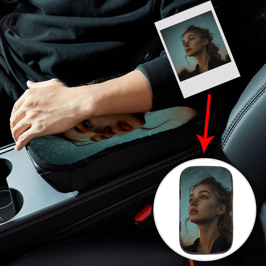 Imitate rabbit velvet car armrest mat