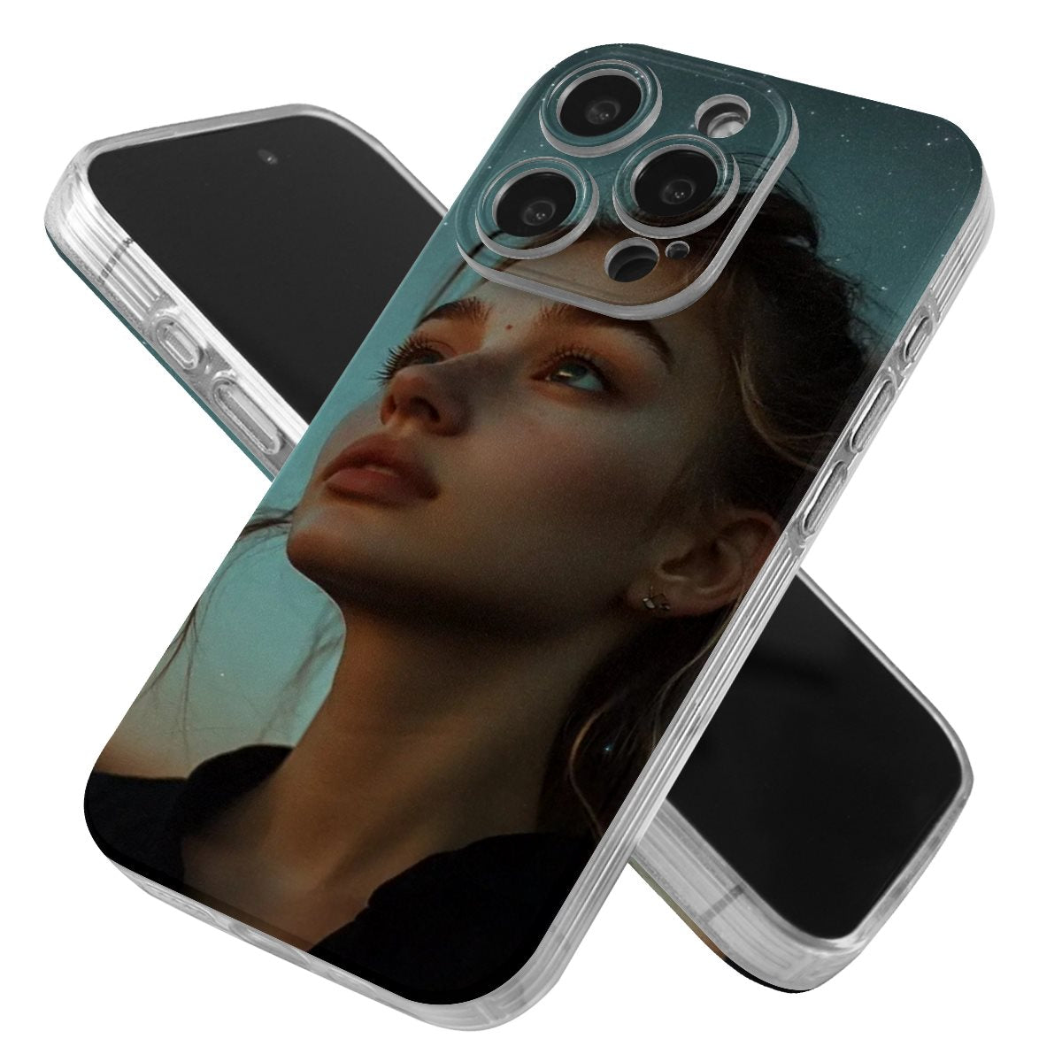 TPU phone case(three-shot 4PC )