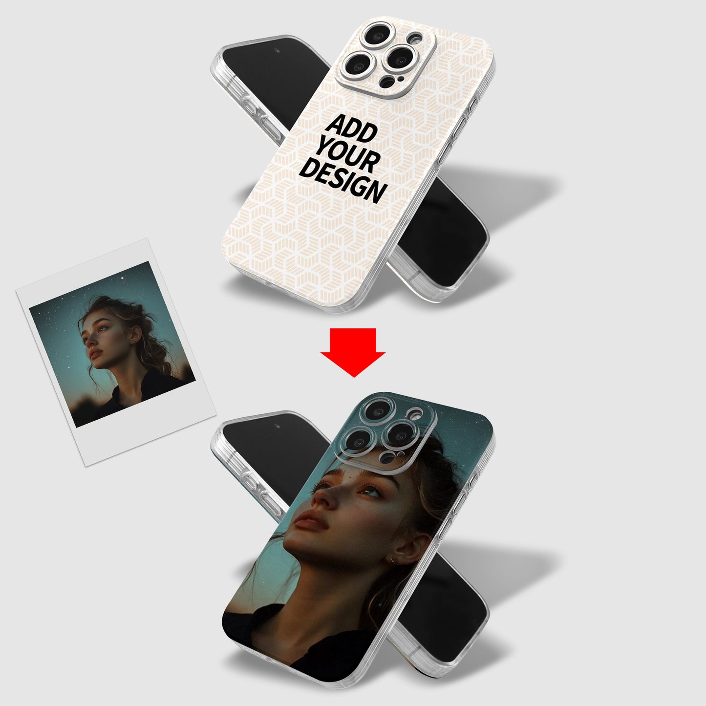 TPU phone case(three-shot 4PC )