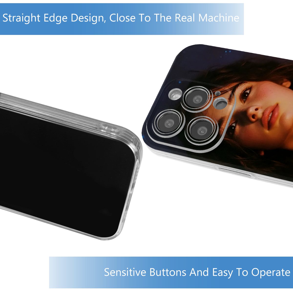 TPU phone case(three-shot 4PC )