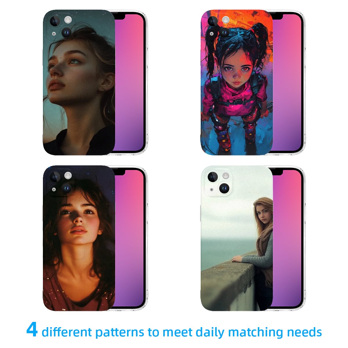 TPU phone case-02(two-shot 4PC)