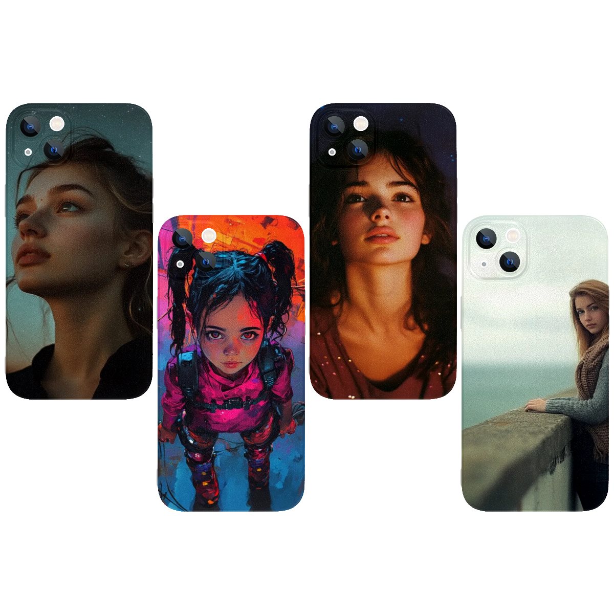 TPU phone case-02(two-shot 4PC)
