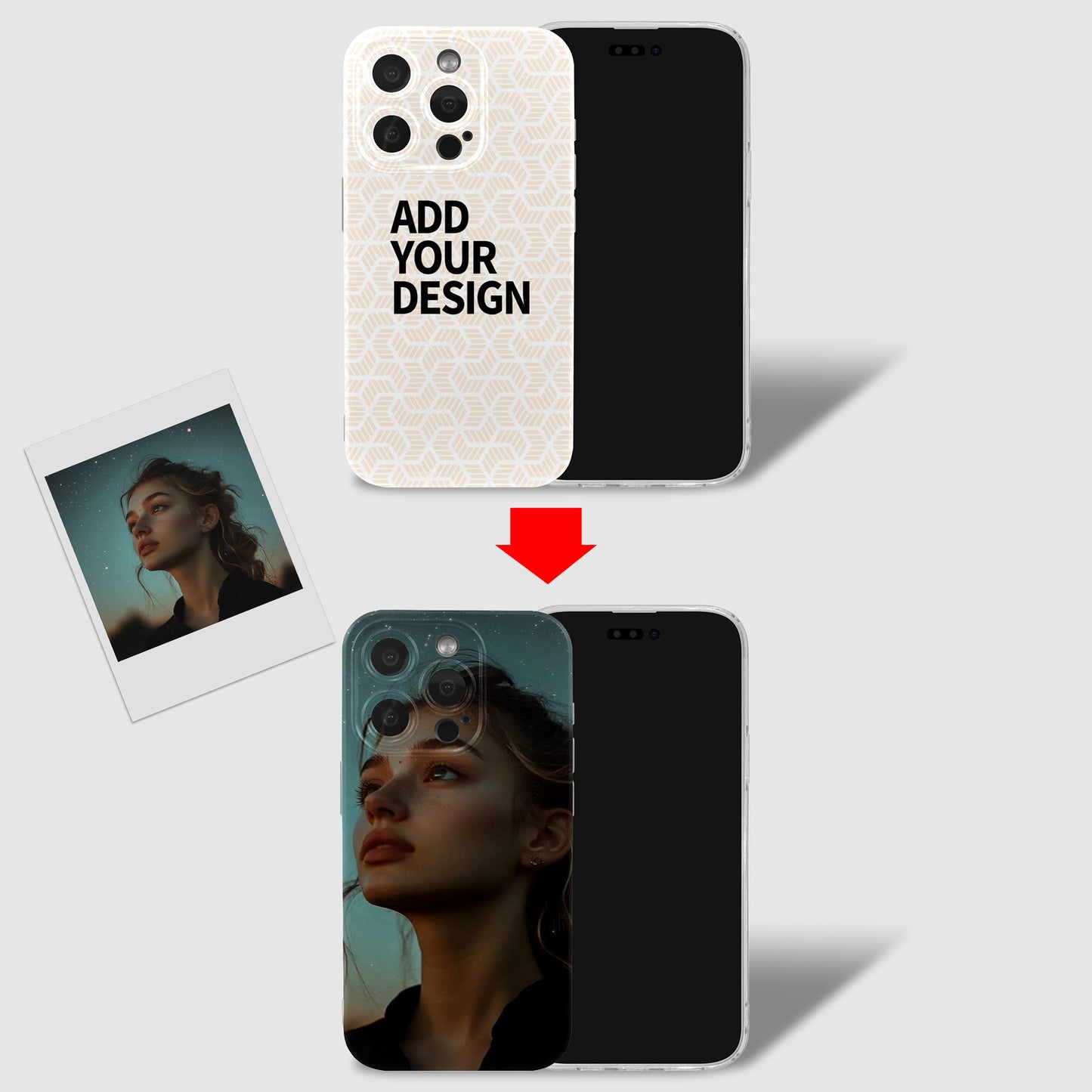 TPU phone case(three-shot )