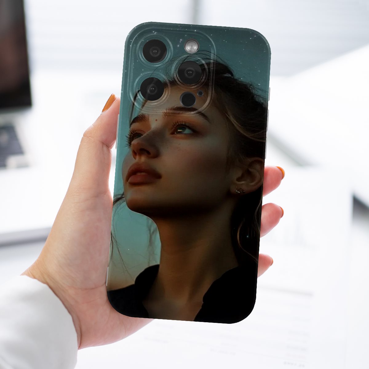 TPU phone case(three-shot )