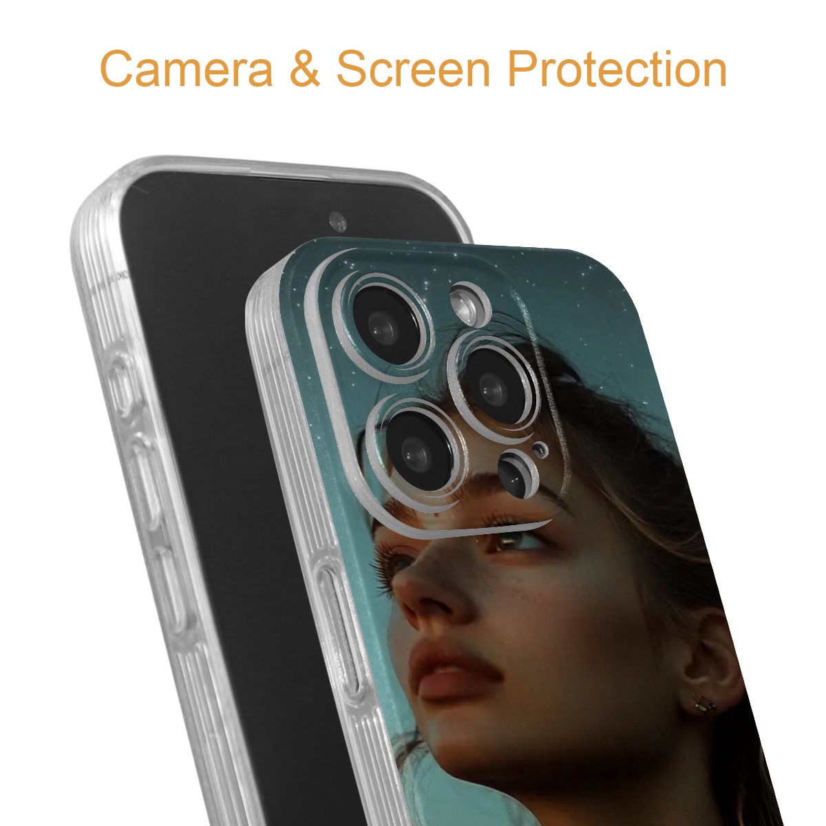 TPU phone case(three-shot )