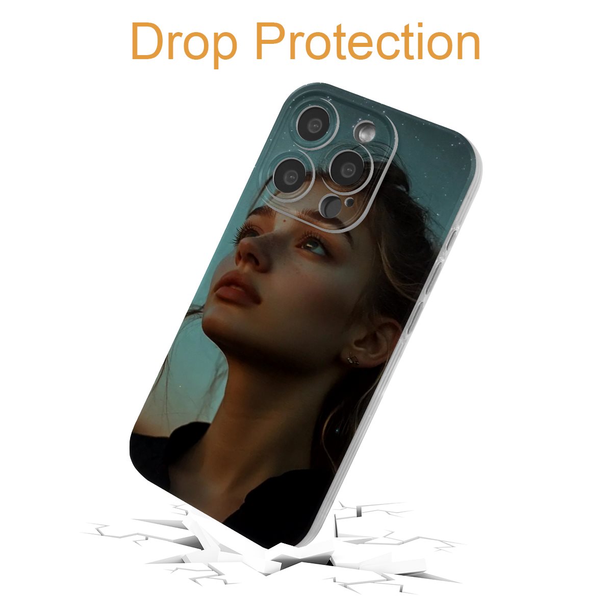 TPU phone case(three-shot )
