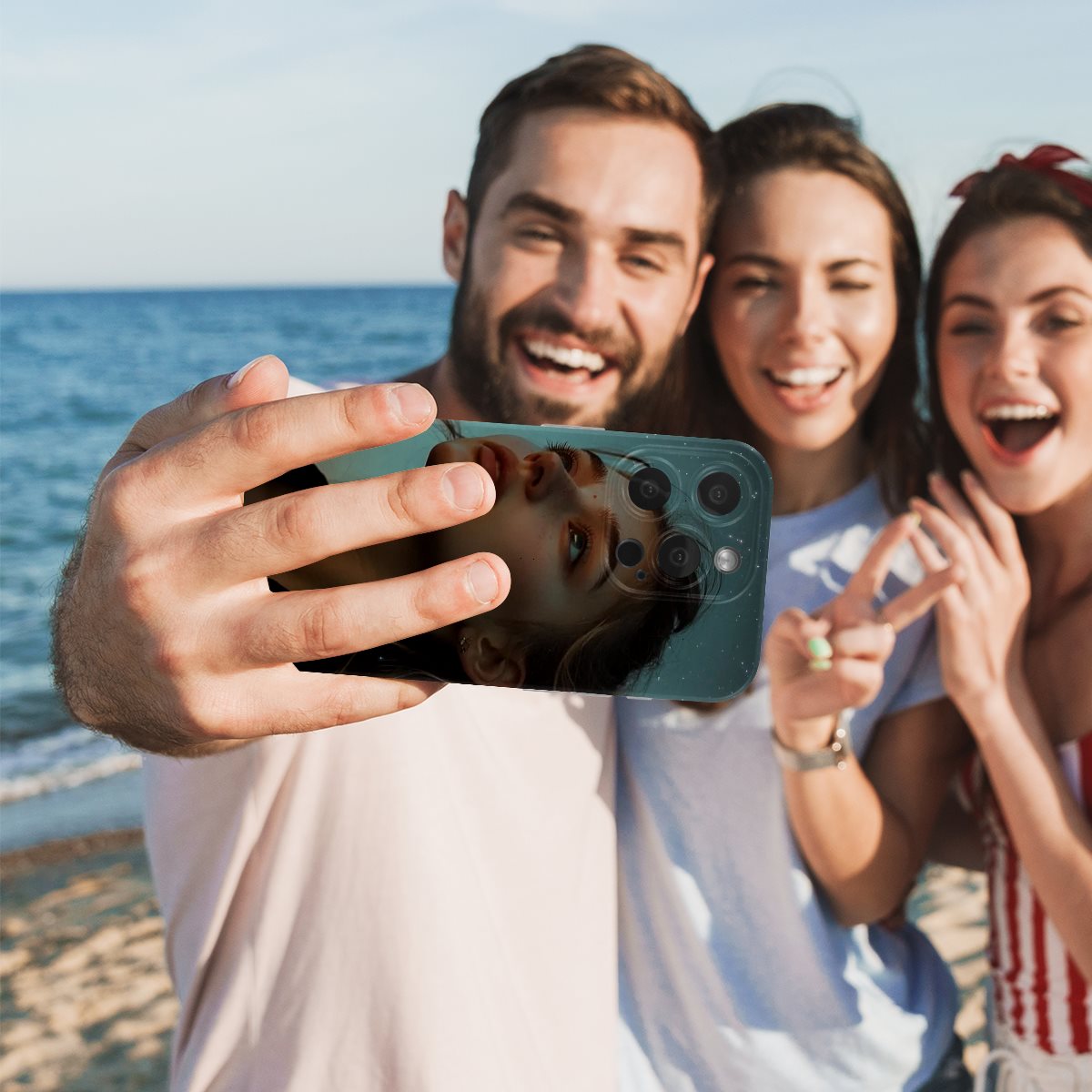TPU phone case(three-shot )