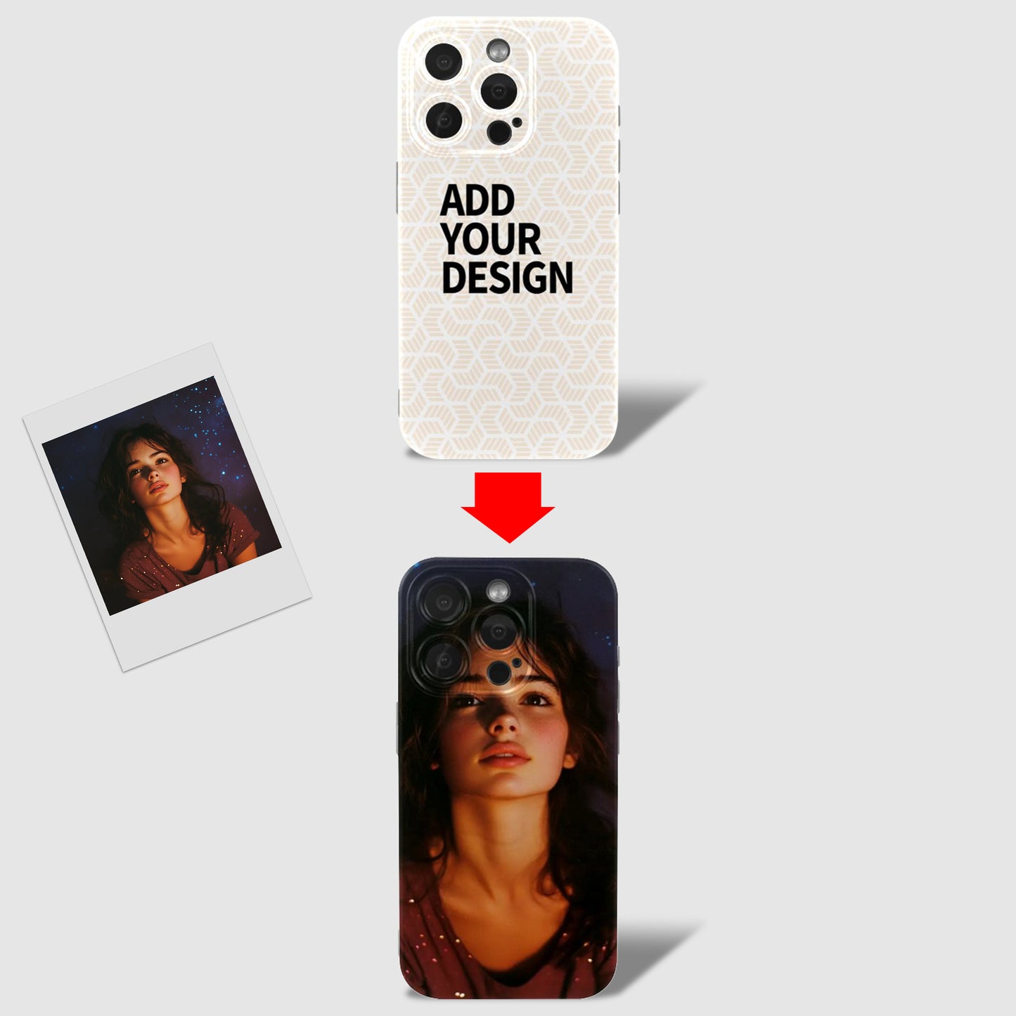 TPU phone case(three-shot )