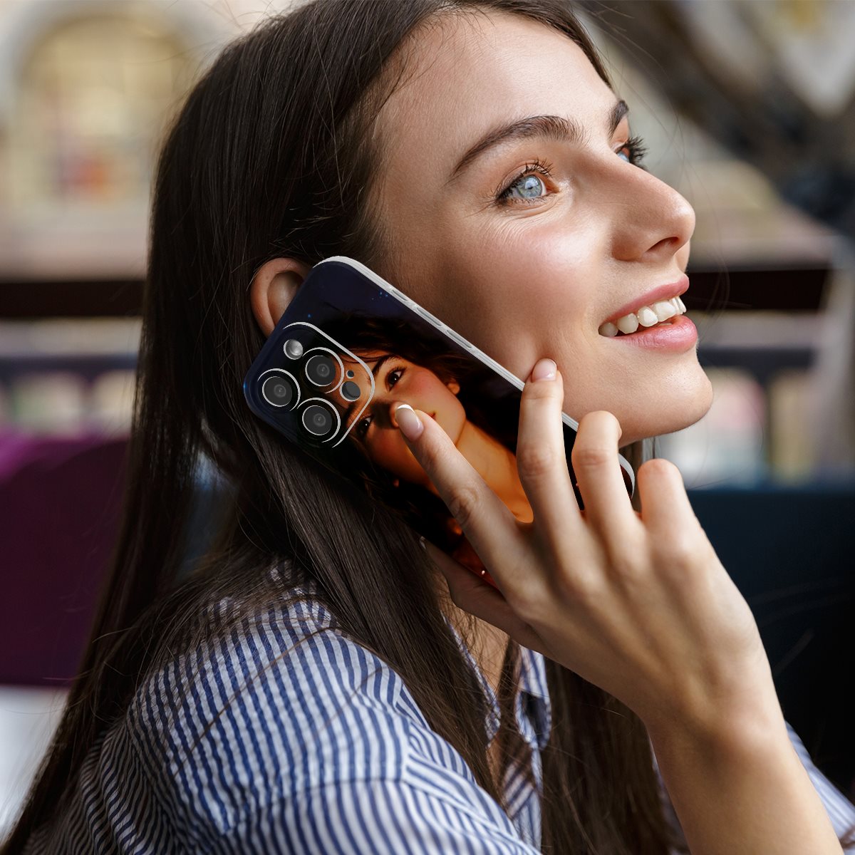 TPU phone case(three-shot )