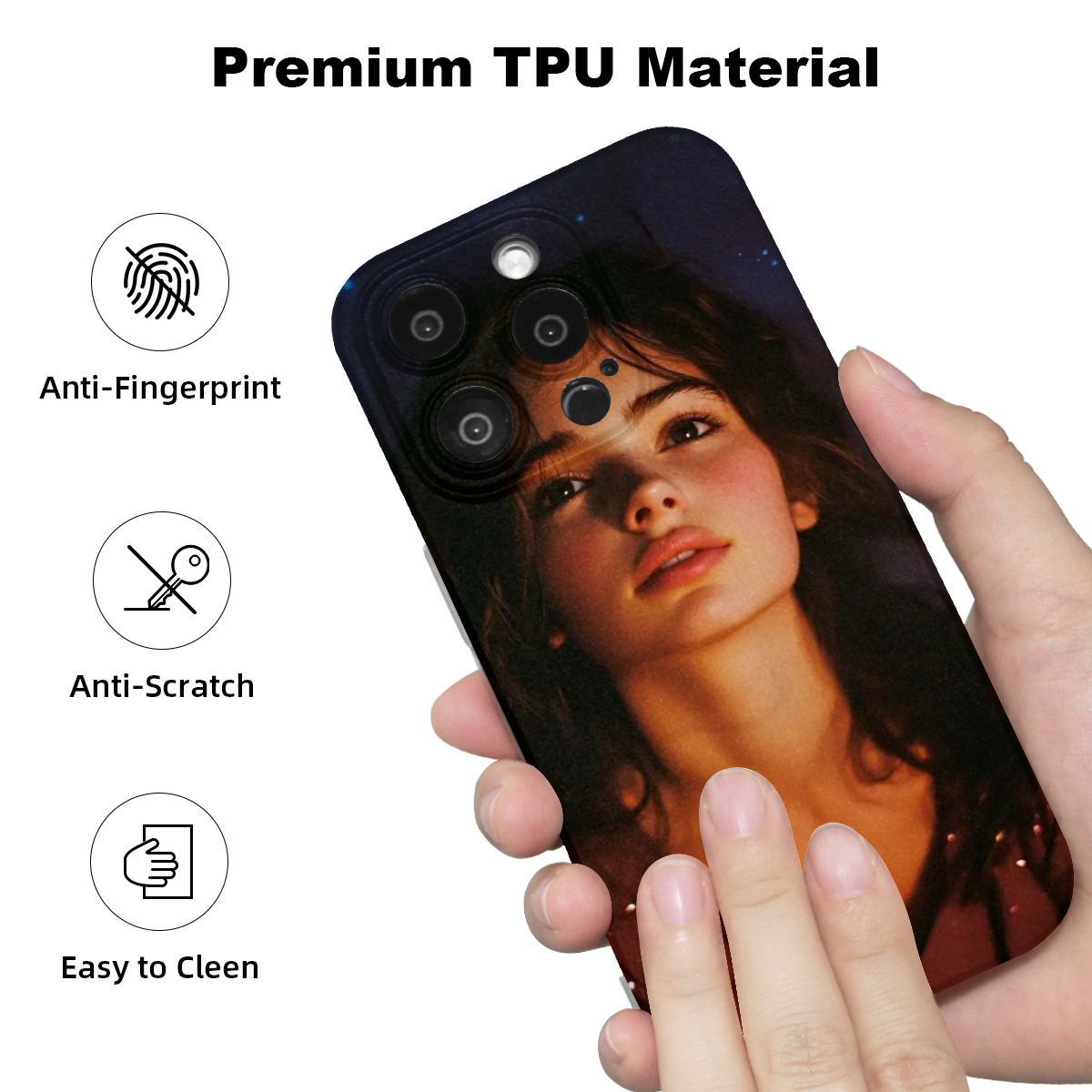 TPU phone case(three-shot )