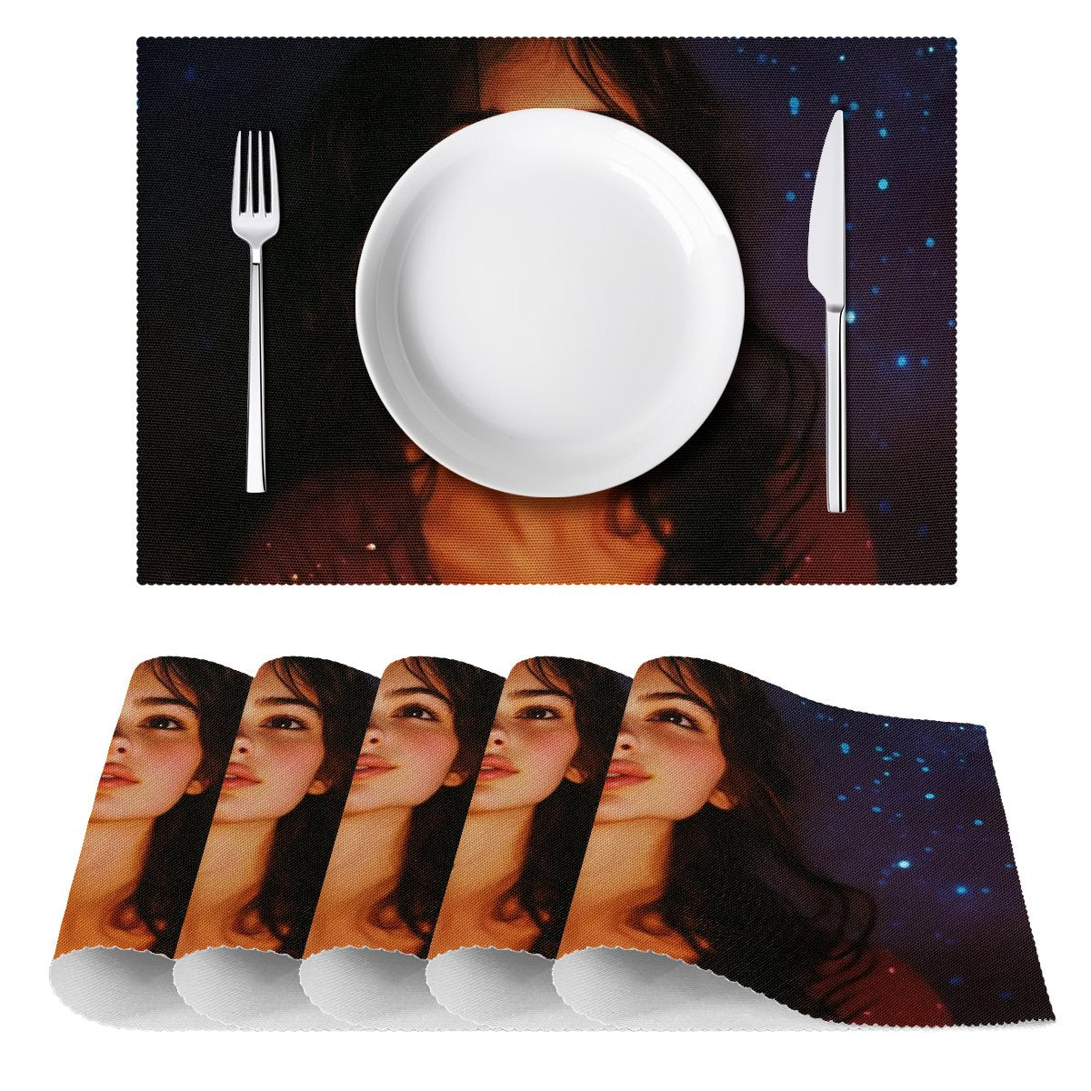 polyester canvas Tray mat-001