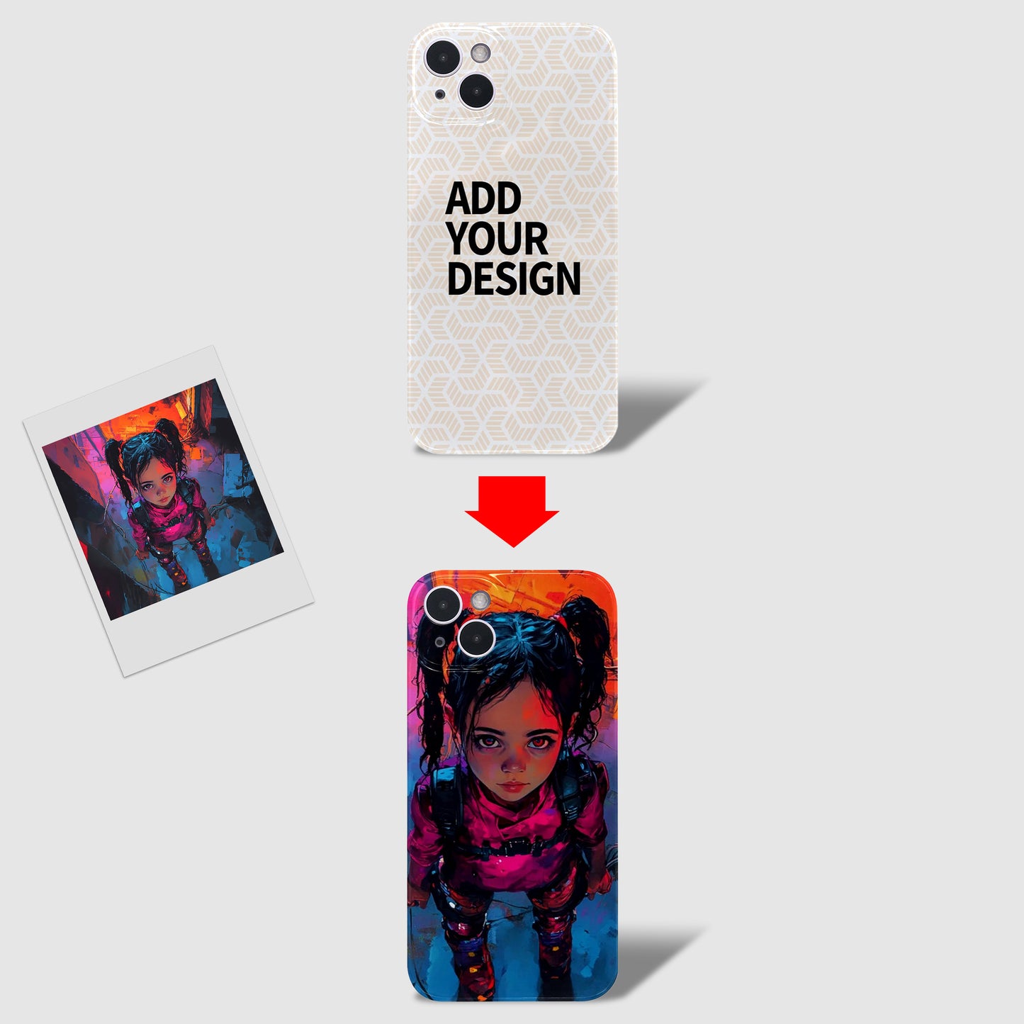PBT All-inclusive phone case( tow shot-4PC)