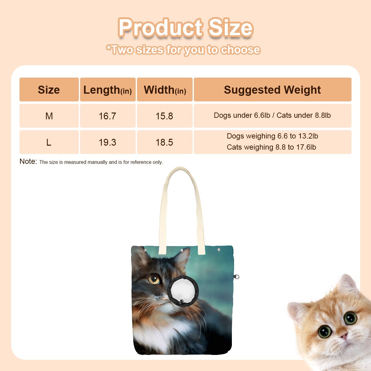 Pet canvas bag