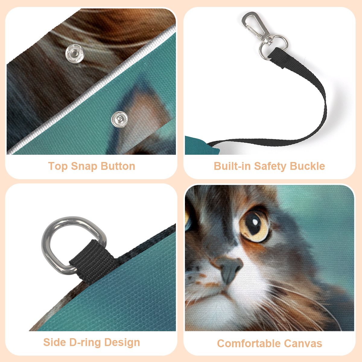 Pet canvas bag