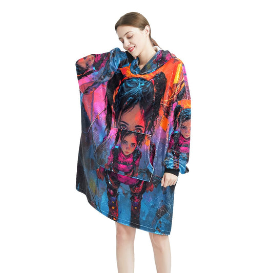 Polyester housecoat