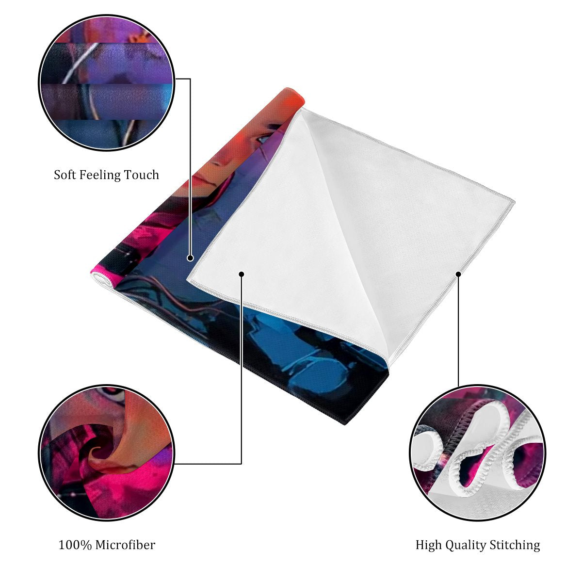 Fibrous fabric Sports towel