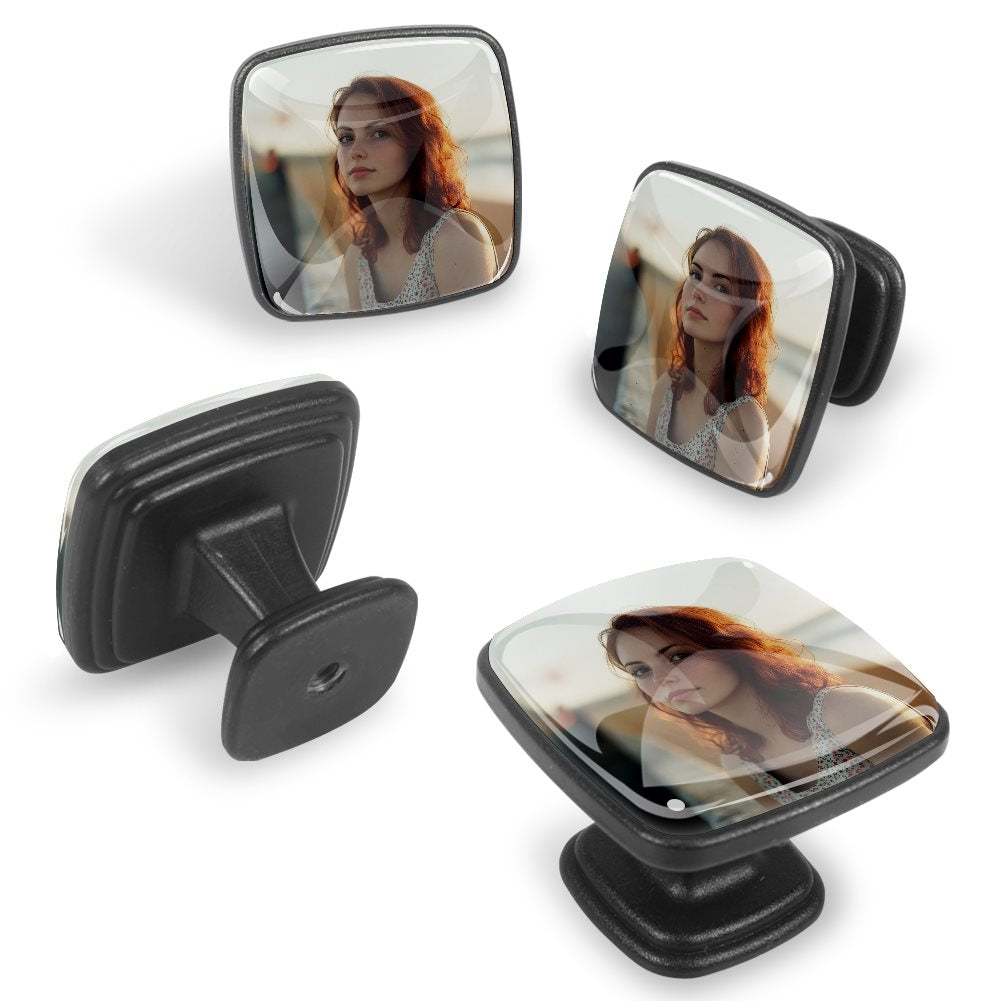 Black Square Drawer Pulls Handle