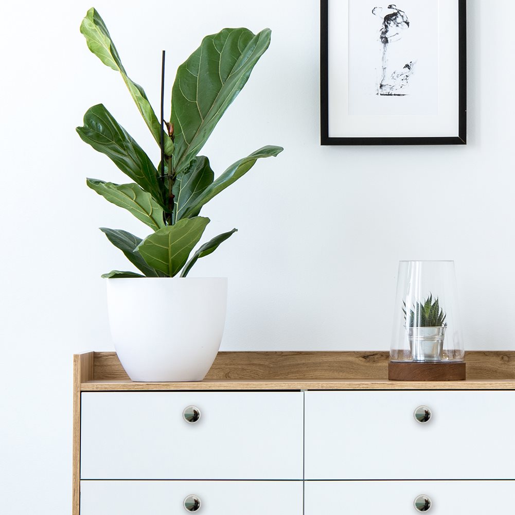 White Round Drawer Pulls Handle
