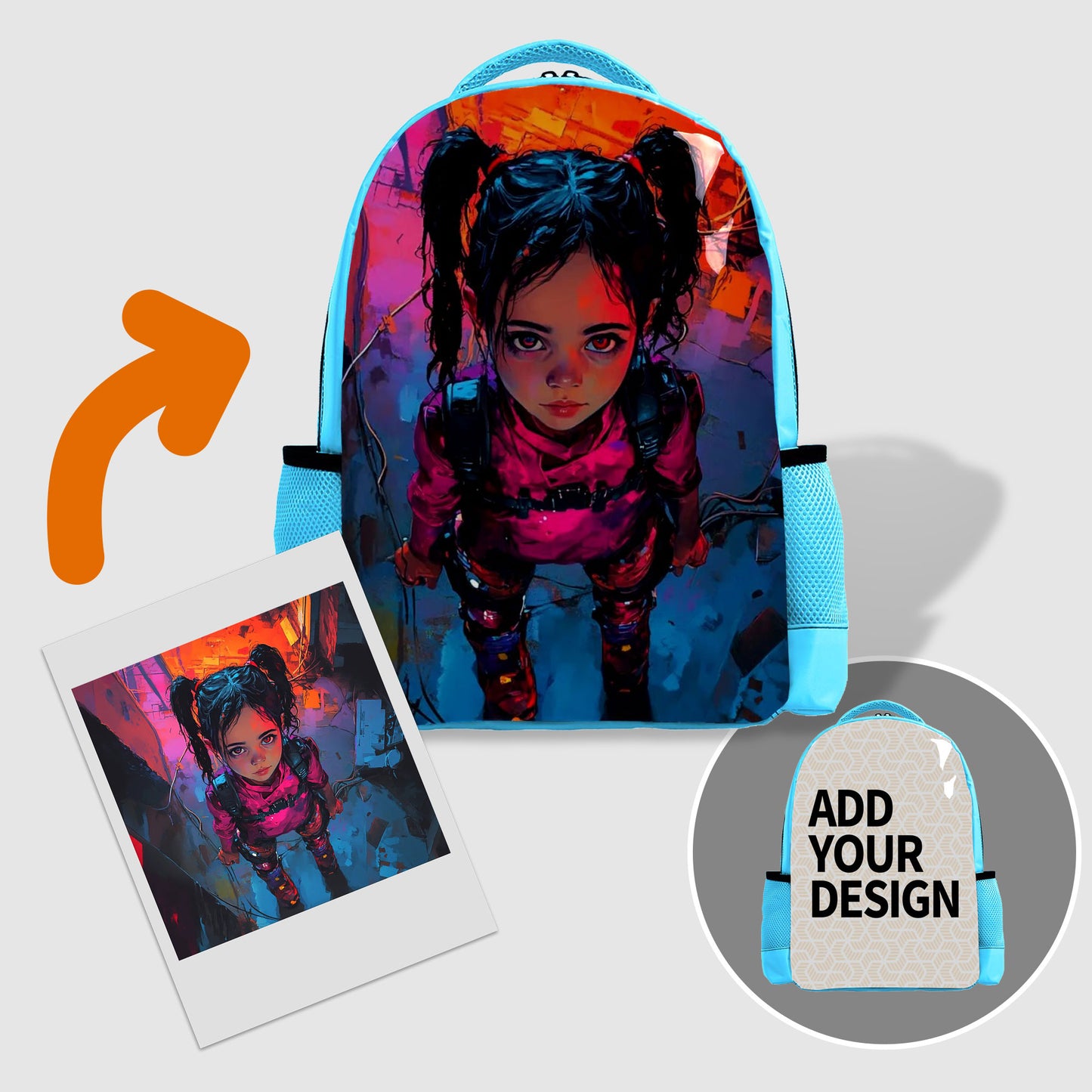Twill PVC Backpack