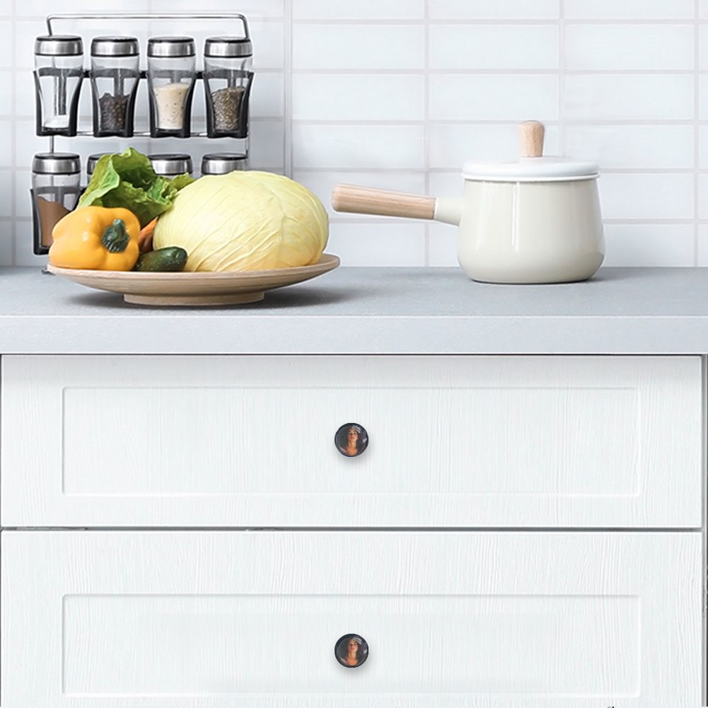 ABS Round Drawer Pulls Handle 4PC