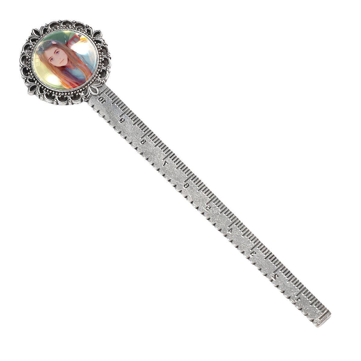 Stainless steel retro lace bookmarklet