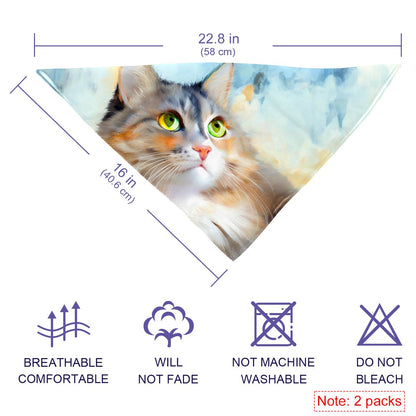 Chiffon pet scarf