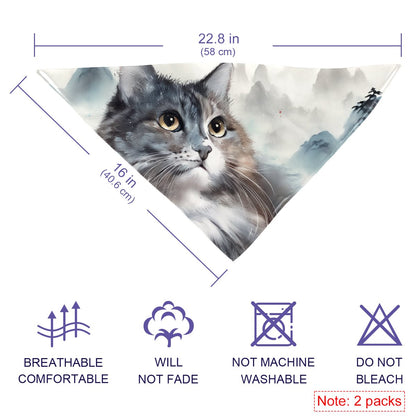 Chiffon pet scarf